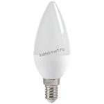 10259 Лампа светодиодная прозрачныйая свеча 7 Вт/E14 3000 линза 540lm Jazzway 4897062853097 - продажа