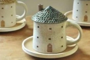 Чайная пара Дом. Занятие на гончарном круге для подростков
