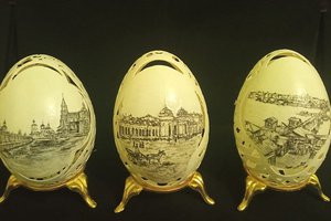 Ажурное яйцо. Выставка Альбины Праздничных