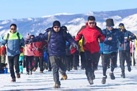 Международный студенческий ледовый марафон Голубой Байкал
