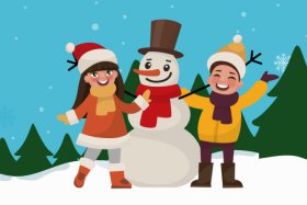 Семейный праздник и конкурс снеговиков