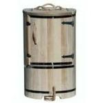 Кедровая бочка круглая со скосом классическая (высота 130 см, диаметр 7878 см, толщина стенки 2,5 см) - продажа