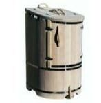 Кедровая бочка овальная со скосом профессиональная (высота 130 см, диаметр 78100 см, толщина стенки 4 см) - продажа