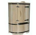 Кедровая бочка овальная  Нео со встроенным парогенератором классическая (высота 130 см, диаметр 78115 см, толщина стенки 2,5 см) - продажа