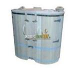 Кедровая бочка овальная двухместная классическая (высота 130 см, диаметр 78140 см, толщина стенки 2,5 см) - продажа