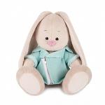 Мягкая игрушка BudiBasa Зайка Ми в голубой меховой курточке (23см) (в подарочной коробке) SidM-208 (ООО МПП) - продажа опт