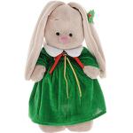Мягкая игрушка BudiBasa Зайка Ми в рождественском платье (25см, малая) (подарочная) StS-157 (ООО МПП) - продажа опт