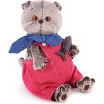 Мягкая игрушка BudiBasa Кот Басик в комбинезоне (22см) (в подарочной коробке) Ks22-078 (ООО МПП) - продажа опт