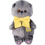 Мягкая игрушка BudiBasa Кот Басик с бантиком (19см) (в подарочной коробке) ВВ-009 (ООО МПП) - продажа опт