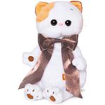 Мягкая игрушка BudiBasa Кошечка Ли-Ли с атласным коричневым бантом (24см) (в подарочной коробке) LK24-003 (ООО МПП) - продажа опт