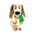 Мягкая игрушка BudiBasa Пес Бартоломей в шарфе (27см) (подарочная) Bart27-001 (ООО МПП) - продажа опт