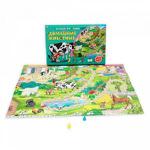 Настольная Игра Россия (игровое поле, фишки, кубик) (в коробке) (от 3 лет) ИН-8535 (Рыжий кот) - продажа опт