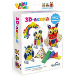 BabyGame3D Лепка Корабль и Вертолет (2 фигурки, пластилин 6 цветов, стека) (в коробке) 03260 (Оригами) - продажа опт