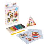 BabyGame3D Лепка Котенок и лисенок (2 фигурки, пластилин 6 цветов, стека) (в коробке) 03257 (Оригами) - продажа опт