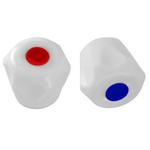 Маховик пластмассовый H2705 маленький квадрат (пара) - продажа розница