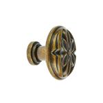 7001 ANTIQUE BRONZE Ручка-кнопка (античная бронза) EDSON (40) - продажа розница
