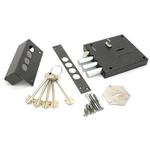 Замок ЗН 110.11.003/5кл с запорной планкой и пластиной КERBEROS г.С-Петербург (восьмисувальдный) (10) - продажа розница