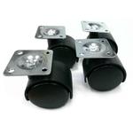 Опора колесная резьбовая с фиксатором CTB-50 EDSON (240) - продажа розница