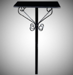 Столик металлический. Размер: 6350 см., Ножка 110 см. - производство (изготовление), продажа, установка