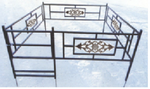 Оградка ритуальная, кованная разного размера - производство (изготовление), продажа, установка